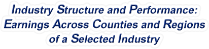 Maryland - Earnings Across Counties and Regions of a Selected Industry